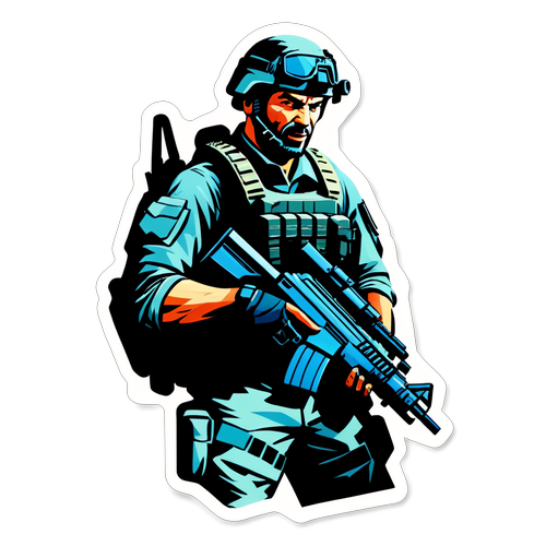 Action Éblouissante : Le Sticker Emblématique de Call of Duty Black Ops 6 qui Va Vous Hyper!