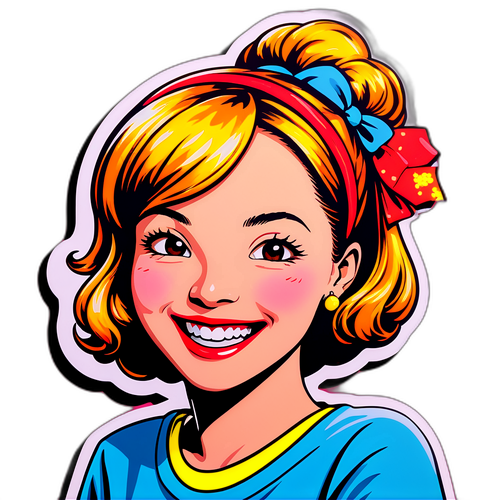 ヒコロヒーの笑顔を表現したポップアートデザイン