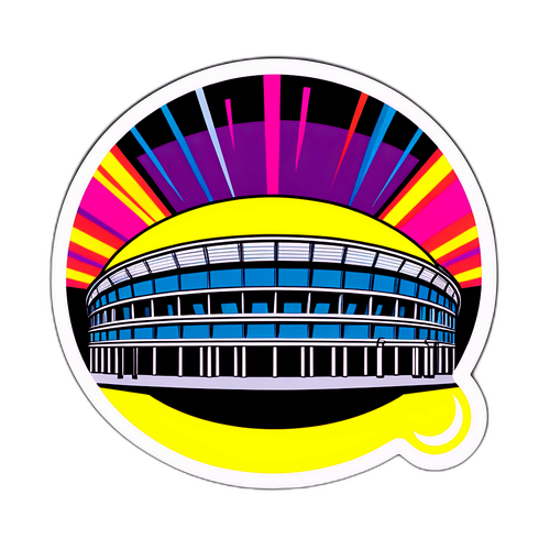 O2 Arena v pop-art stylu