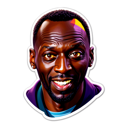 Humorvolles Sticker-Design von Omar Sy