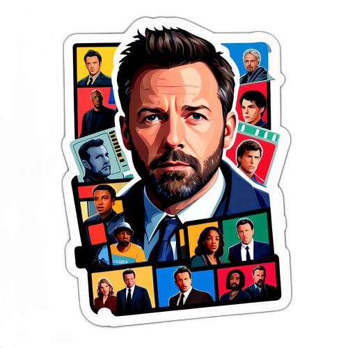 Filmatisk klistermærke af Ben Affleck