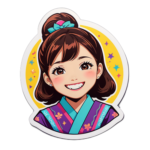 華月千夏の明るい笑顔