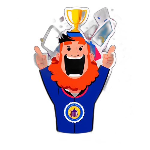 Celebration of Victory Sticker