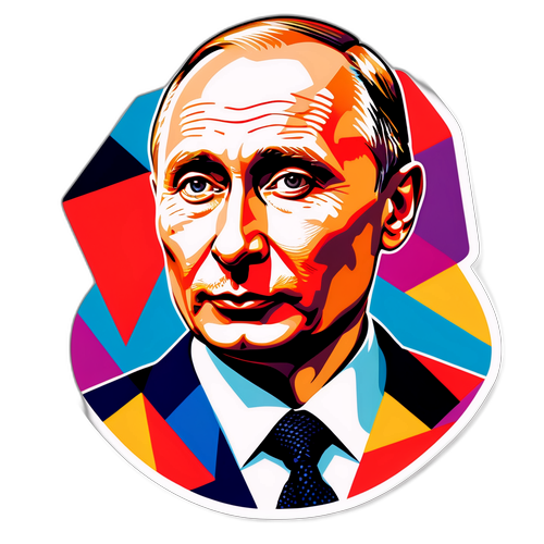 Ritratto astratto di Putin