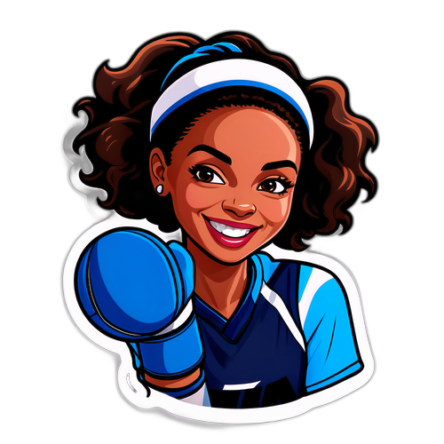 Sportieve Hannah Hampton Sticker