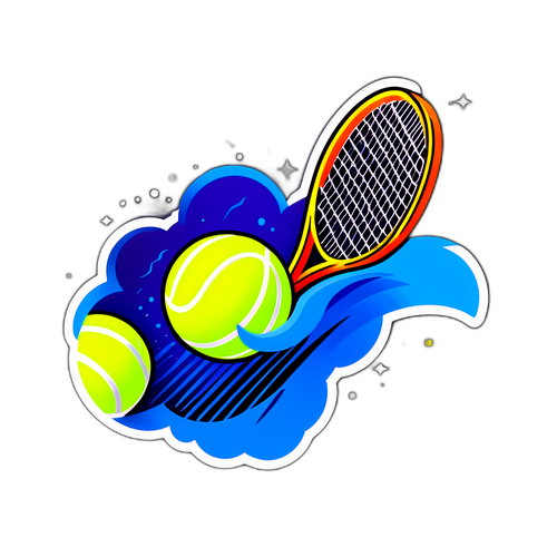 Fira Laver Cup 2025 med tennisbollar