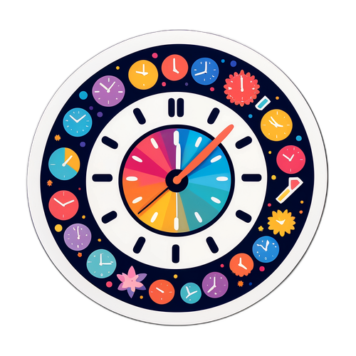 मस्त घड़ी का स्टिकर