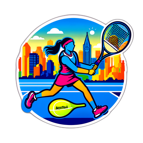Vibrant na Sticker ng Montreal Open