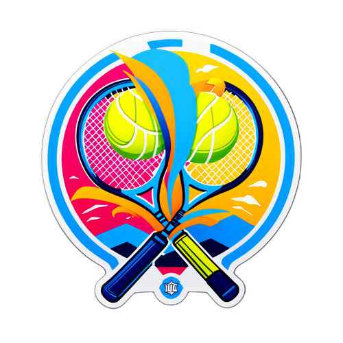 Vibrant na Sticker para sa Cincinnati Open