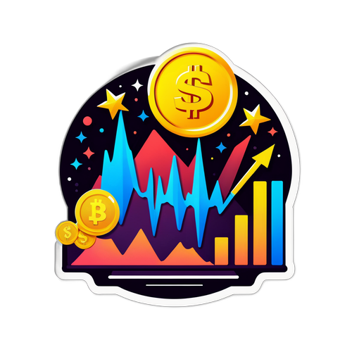 象征美国股市波动的插图