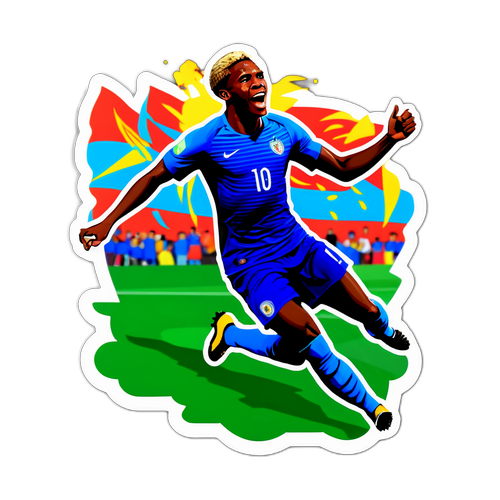 Victor Osimhen Gol Kutlaması Dinamik Çıkartması