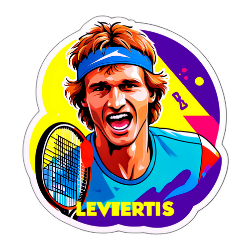 Motiverende Tennis Sticker