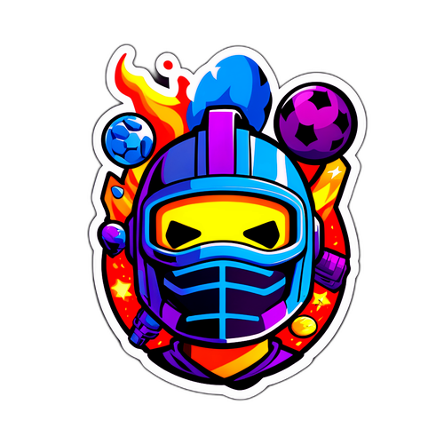 Samolepka s prvky herního světa Epic Games