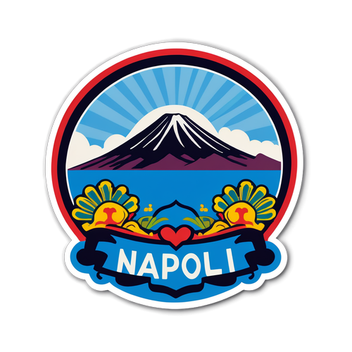 Vesuvio Inavyoziangaza: Sticker Kapita na Logo ya Napoli 'Forza Napoli'!