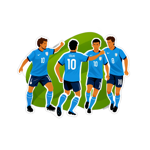 Teamwork in Action: Soccer Players Passing and Strategizing