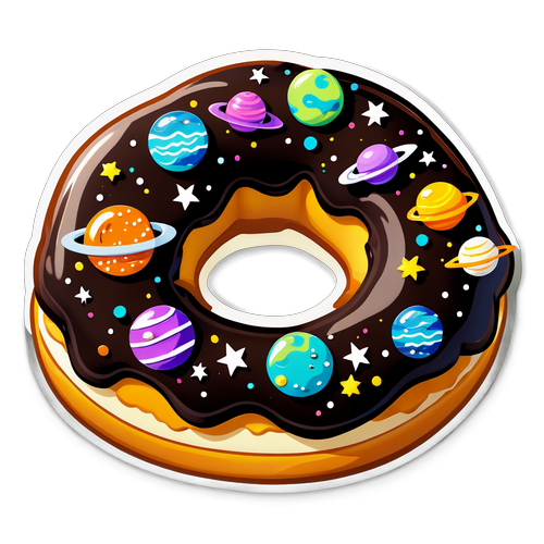 De Galactische Donut: Proef een Beetje van het Universum met Sterren en Planeten!