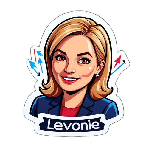 Debattsticker med Karoline Leavitt