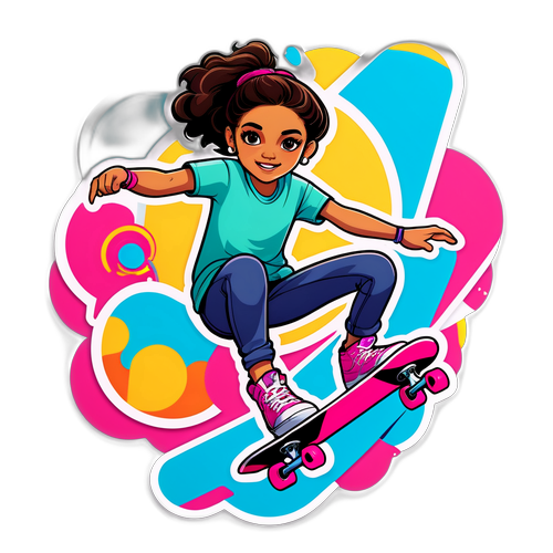 Adesivo Inspirador da Rayssa Leal