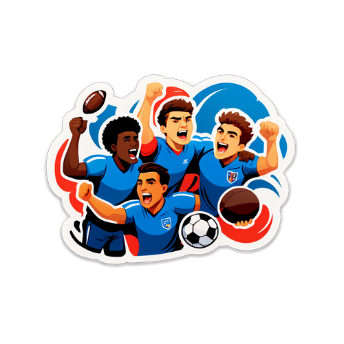 Rivalry Passion Football Sticker