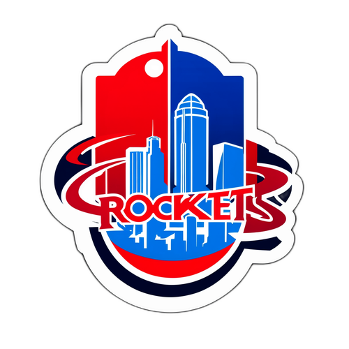 Houston Rockets at Detroit Pistons Sticker