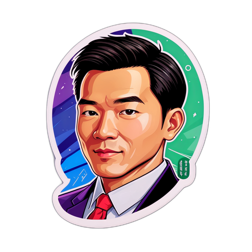 林廷瑋肖像貼紙設計