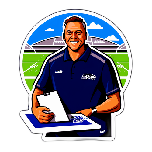 Seattle Seahawks Coach Sticker