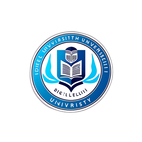 Dicle Üniversitesi Logosu Modern Sticker