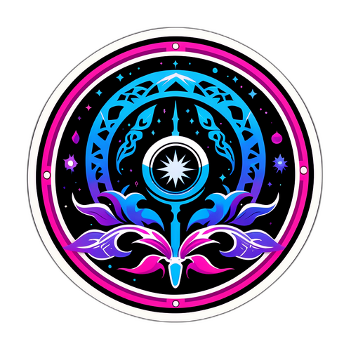 Gizemli Manifest Sticker Tasarımı
