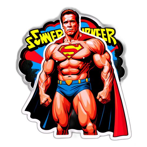 Superbohater w stylu Arnolda Schwarzeneggera