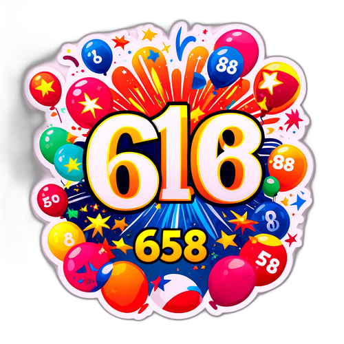 Isang Dramatic na Sticker ng Lotto Resulta 6/58