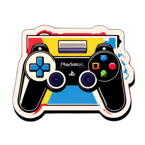 Retro PlayStation 2 Konzol és Játékvezérlő