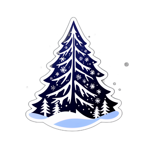冬季假期貼紙