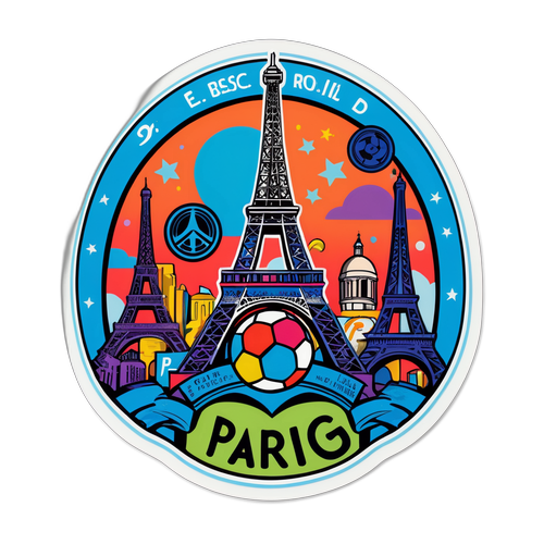 Ετικέτα εμπνευσμένη από τη ζωγραφική του δρόμου