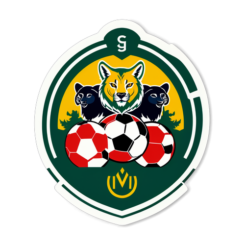 Ilves ja KuPS symbolit jalkapallon ympärillä