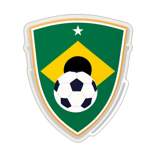 สติกเกอร์ฟุตบอลคลาสสิกของบราซิล