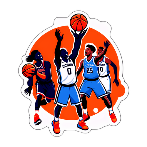 Basketball Trick Shot Sticker