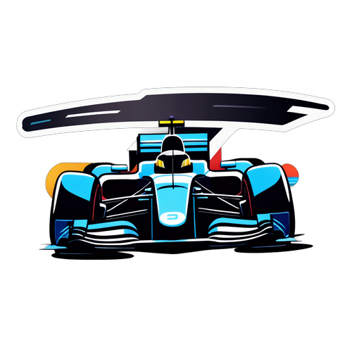 Elegant Formel 1 Bil Illustrasjon