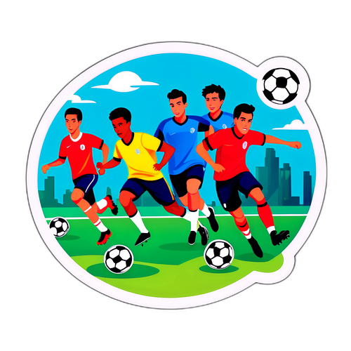 Đội bóng đá đang luyện tập