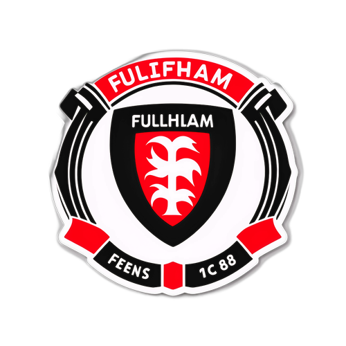 Fejr Fulham FC med en farverig klistermærke