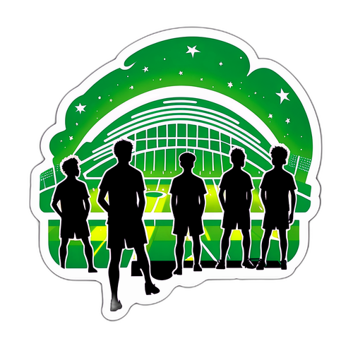 Autocolant vibrant dedicat academiei Sporting CP