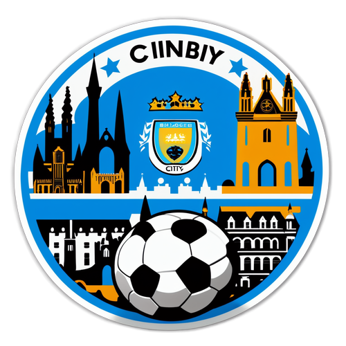 Stiker Pertandingan Man City vs Club Brugge