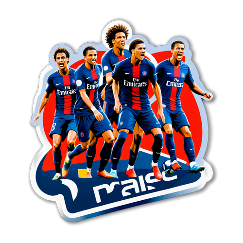 Stiker PSG Penuh Semangat