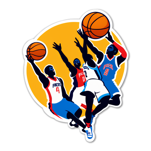 Lively Pacers vs Wizards Sticker