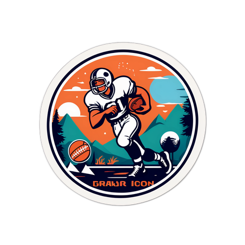 Retro Sports Klistermerke