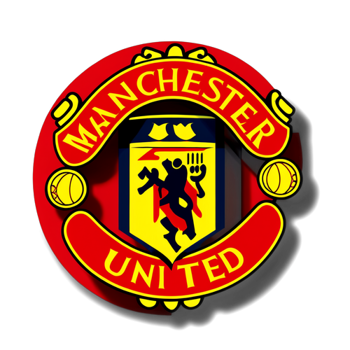 Manchester United - Bold Sticker