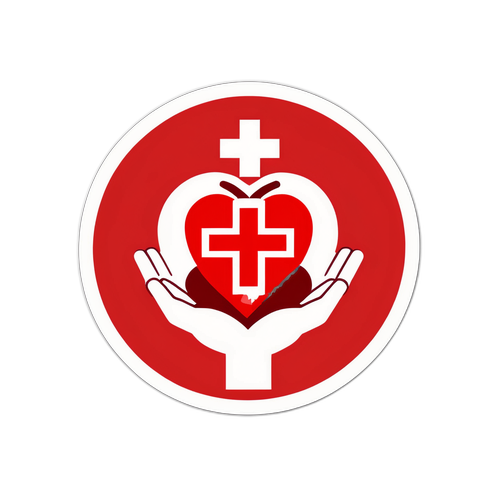 自愿献血主题贴纸