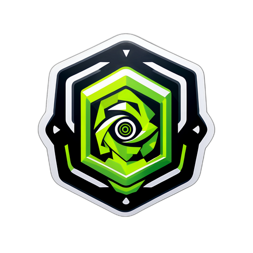 Motivational NVIDIA Aandelenthema Sticker