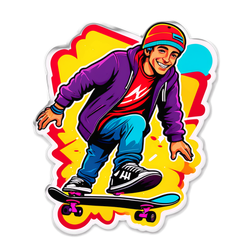 Billy Vigar pe skateboard