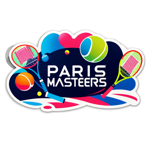 Paris Masters 2024 Tennis Klistermærke