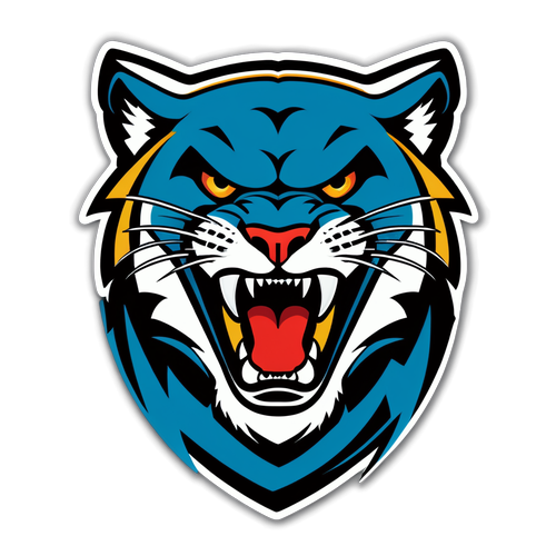 Stylized Claw and Ice Logo Featuring Panthers and Hurricanes